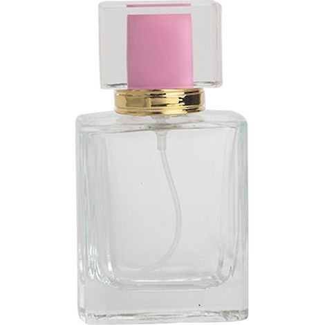 Vaporisateur de parfum de voyage rechargeable 50 ml, flacons en verre vides roses (1/5)