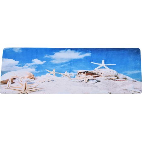 Tapis d'Entrée Décoratif Anti-Dérapant 60x180cm pour Salle de Bain, Cuisine et Salon