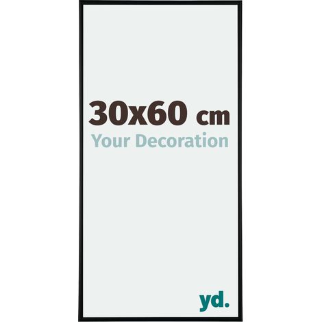 yd. - Cadre photo 30x60 - Noir Mat - Aluminium - Kent