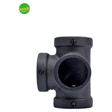 Connettore angolare Cintacor per 4 bastoni grigio