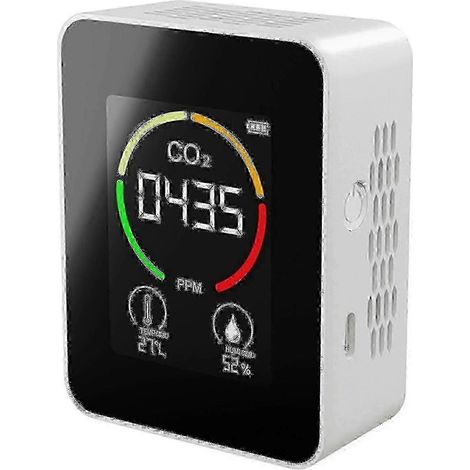 Détecteur de CO2 dans l'air pour serres agricoles, moniteur de dioxyde de carbone par White-Yuyu (1/4)