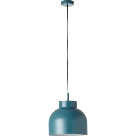 BRILLIANT lampe, suspension Sven 1-flamme turquoise, métal, 1x A60, E27, 40W, lampes normales (non incluses), A ++ (1/3)