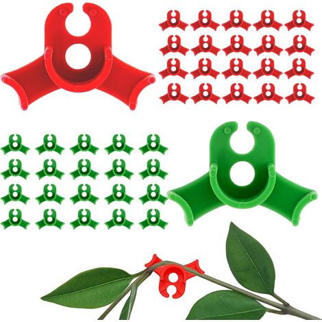 Kit comprenant 40 cintreuses pour plantes, des pinces légères permettant de cintrer les tiges à 90 degrés et de modifier leur direction de croissance. - AquaForge (1/5)
