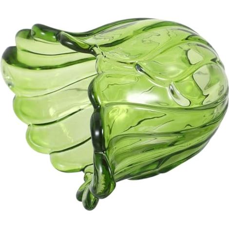 Abat-jour en Verre Vert Clair pour Lampe E26 E27, Tulipe (1/5)