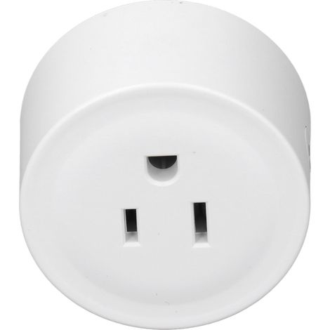 Mini prise WiFi intelligente 100-240V, télécommande compacte anti-interférence, mémoire de fonction, économie d'énergie pour maison. (1/5)