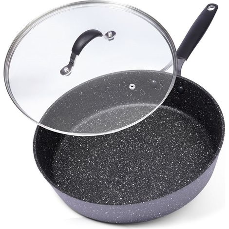 Stoner Antihaft-Granit-Bratpfanne mit Deckel, 28 cm (1/5)