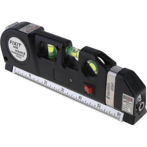 Niveau laser avec mètre ruban et règle multifonctionnelle. Aquaforge (1/2)