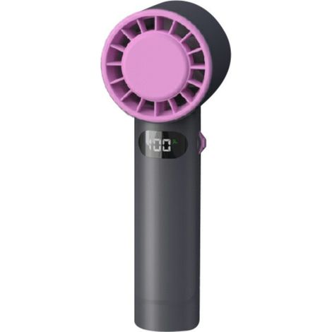Filiyano-Ventilateur portatif haute vitesse avec affichage numérique, refroidissement thermoélectrique, 100 niveaux de vitesse, 1200 mAh, clip pliable (1/5)
