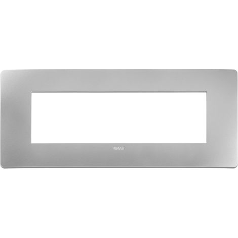 Placca Vimar Plana Up 7M argento 14657U.32
