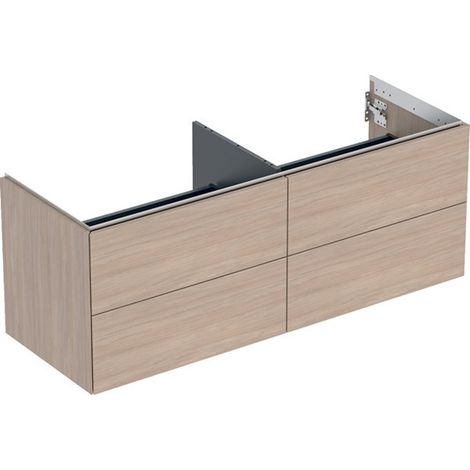 Geberit ONE, meuble sous-lavabo à poser, 4 tiroirs, (1/2)