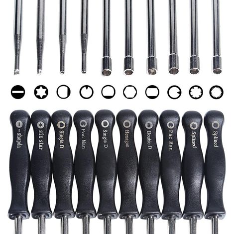 Tournevis de réglage de carburateur 10 pièces pour Stihl Poulan Ryobi Husqvarna (1/5)