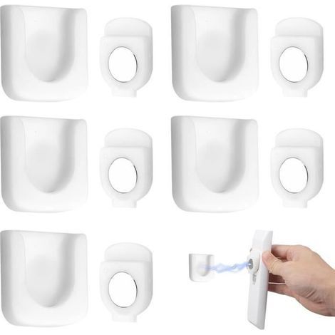5er-Pack magnetische Wandhalterung für Fernbedienungen, magnetische Wandhalterung für Fernbedienungen, magnetische Wandhalterung für Fernbedienungen (1/4)