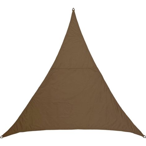 Vela d'ombra elyora 3x3x3m caffè - Hespéride