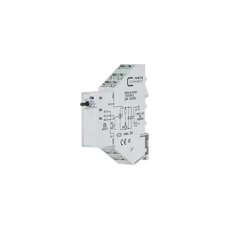 Koppelbaustein 24, 24 V/AC, V/DC (max) 1 Wechsler Metz Connect 11070613  1 St. (1/2)