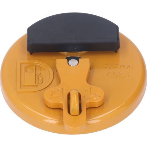 Couvercle de réservoir de carburant pour pelle, remplacement 7X7700 3497059, bouchon Diesel verrouillable pour E320C 311D 312D 313D (1/5)