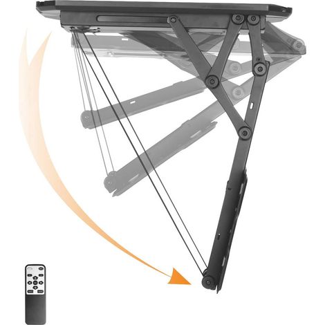 SpeaKa Professional Supporto a soffitto per TV motorizzato elettricamente, Inclinabile 58,4 cm (23) - 139,7 cm (55) 2