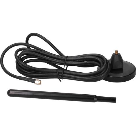 Antenne 4G/3G Haute Puissance 35dB Amplificateur Signal Omnidirectionnel à Ventouse Large avec Support Murale