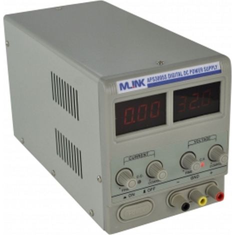 MLINK APS3005S- 30V,5A  Fuente Alimentacion regulable con display digital (1/5)
