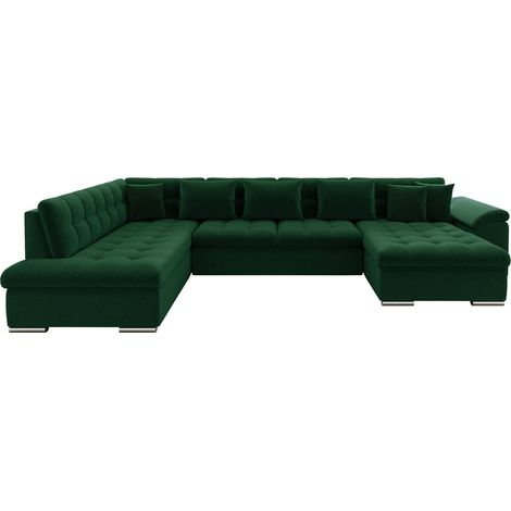 Canapé d'angle Comfivo Gemma II, Droit, Disponible, 348x205x76cm, 0 (1/5)