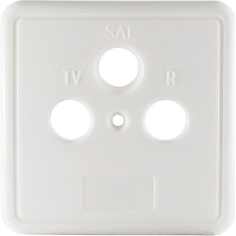 Cornice copertura shiverpeaks bs83913-w 3 prese antenna bianco