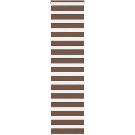 Doppelrollo Braun 60x200 cm Stoffbreite 55,9 cm Polyester