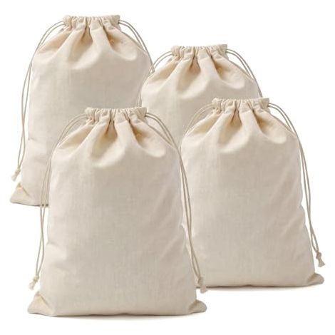 4 Pièces Sac a Pain, Sac à Pain Réutilisable, Sac a Pains Tissu Produit pratique pour la maison et l'usage quotidien (1/4)