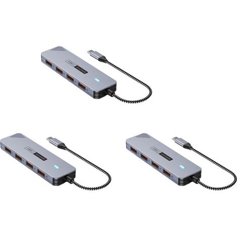 3X HUB USB 3.2 GEN2 10 Gbit/s HUB USB C ripartitore USB alta velocità HUB USB Type-C 3.2