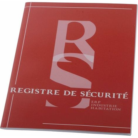 Registre de sécurité incendie A4 – Autre accessoire de sécurité incendie – Étiqueté et emballé par DIFF – Conforme aux normes de sécurité