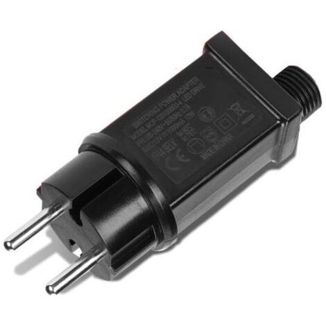 Transformateur LED 12V 12W IP44 étanche – Adaptateur basse tension pour guirlandes lumineuses – Protection contre surintensité et court-circuit (1/4)