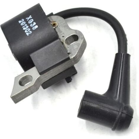 Bobine d'allumage avec bougie QttvbTna, compatible avec Stihl MS170 MS180, noire (1/4)