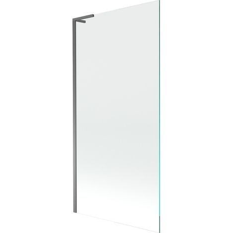 Mexen Next L Badewannenfaltwand 1-flügelig 90 x 150 cm, transparent, Gun Metal - 895-090-000-03-00-95 (1/5)