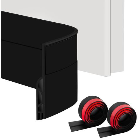 2 x Silicone Door Seals (100 cm) - Complete Insulation: Cold, Noise, Dust (1/5)