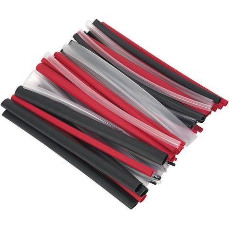 Sealey HSTAL72MC Adhesive Lined Heat Shrink Tubing Assortment 200mm 72pc - Mixed Colours (1/4)