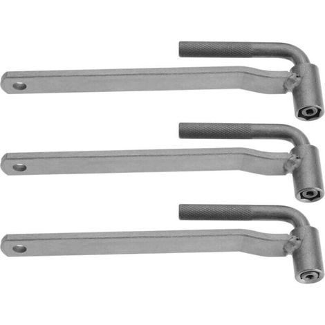 Bardusch-3pcs Outil de Réglage Soupape de Moteur 8mm 9mm 10mm Hexagone 3.1mm 3mm 3.5mm Trou Carré Moto Moteur Vis Clé Outil de Soupape Clé Douille Outil de Réparation (1/4)