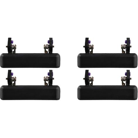 Juego de 2 manijas exteriores negras para puertas de automóvil, izquierda y derecha, para Suzuki Samurai 1986-1995 8281083000, 8282083000 (1/5)