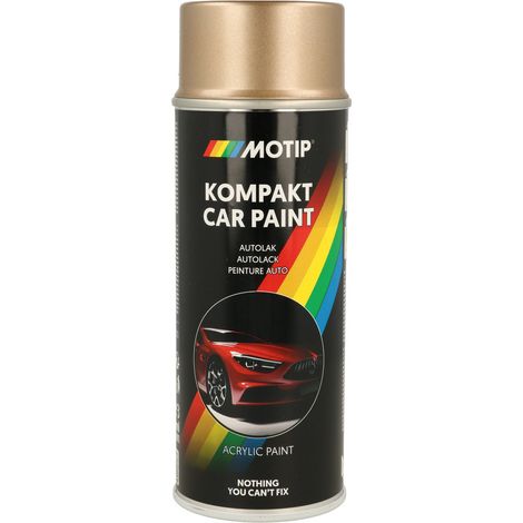 PEINTURE ACRYLIQUE KOMPAKT 55730 OR METALLISE 400ML MOTIP