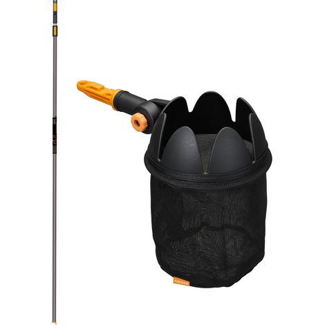 Tête de cueille-fruits FISKARS ONECLICK + manche long 2,2 m-4 m