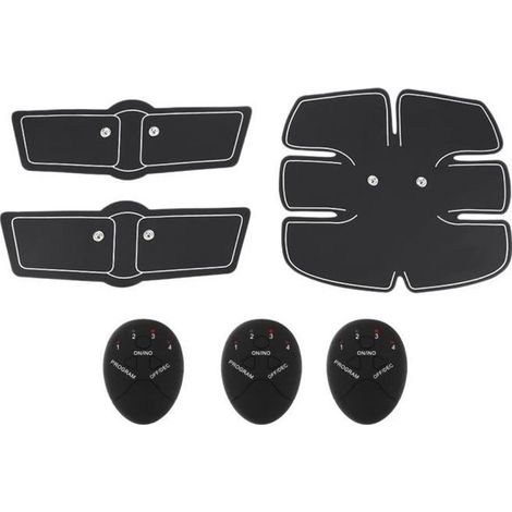 Electrostimulateur, Appareil de Musculation Abdominaux Bras Cuisses Ceinture abdo Appareil de Fitness Unisexe (1/4)