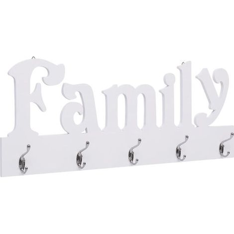Porte-manteau mural pour usage domestique, 74 x 29,5 cm (1/5)