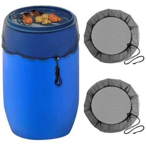 BUNTHAUS PA Regennetz, 80cm runder Regenschutz, Regennetz mit Kordelzug, verstellbares Regennetz, Schutznetz Regennetz, Schutz vor Laub, Unkraut (1/4)