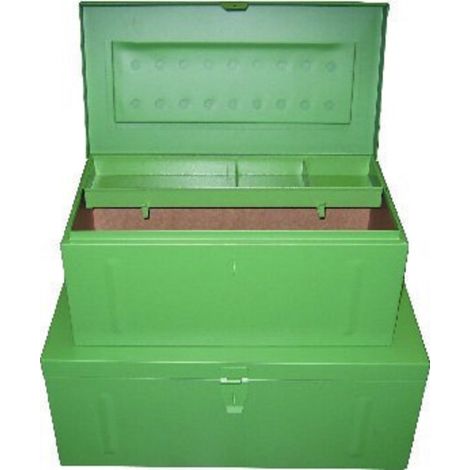Stahlblechkoffer grün 830x440x340mm (H)
