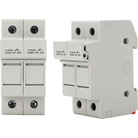 Mini-Sicherungshalter, 2-polig, Kurzschlussschutz, 32 A, 1000 V DC, für PV-Systeme (1/5)