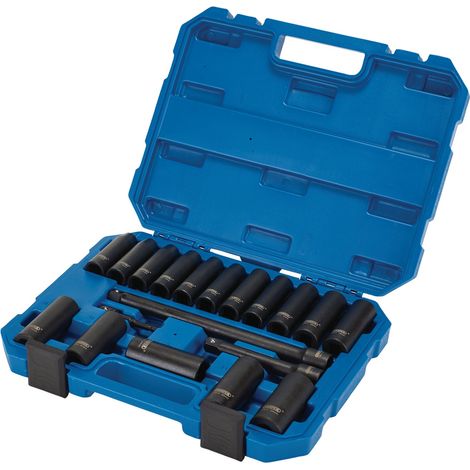 Draper HI-TORQ® 19-Piece 1/2" Drive Metric Deep Impact Socket Set with Storage Case (1/5)