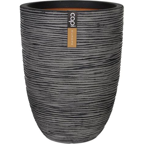 Bac Rib Top Qualité Int/Ext. bullet bas 36x47 cm anthracite - dimhaut: H 47 cm - couleur: Gris anthracite