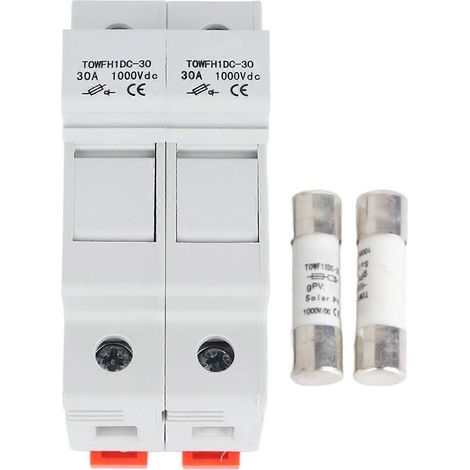 1000-V-Gleichstrom-Leistungsschalter mit 2 Sicherungen für effektiven Schutz, Sicherungssatz für elektrische Anlagen