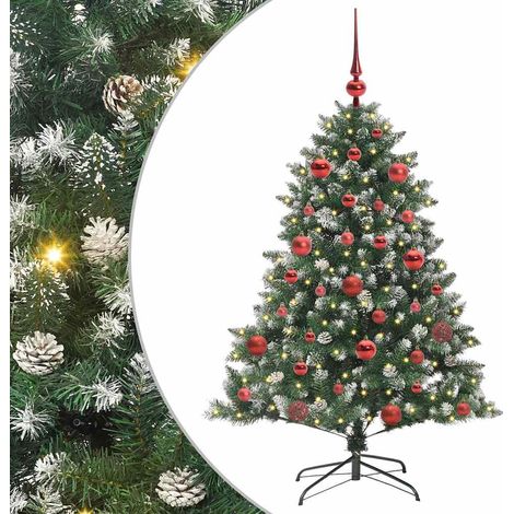 Sapin de Noël,Arbre de Noël artificiel avec 150 LED Vert 105 x 105 x 150 cm CFW45498 (1/5)