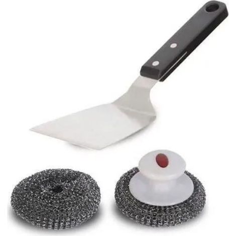 Accessoire barbecue et plancha Le Marquier Kit nettoyage (1 spatule AGR85 + Boules inox AGR26)