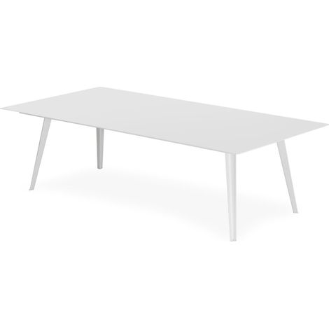 Table Basse Rectangulaire "Bimix" 120cm Blanc