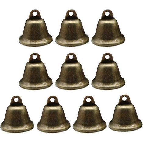 10 clochettes de Noël à suspendre, petites clochettes pour colliers d'animaux, pour les fêtes (1/5)