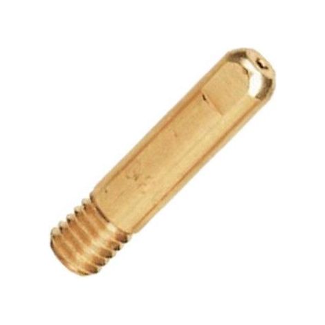 TUBETTO DI CONTATTO PORTACORRENTE UGELLO DA 0,8 ACCIAIO ORIGINALE TELWIN 722416 (1/2)